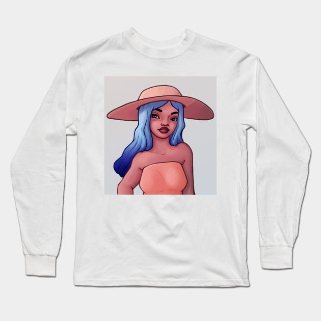 Summer girl Long Sleeve T-Shirt by Rosalis